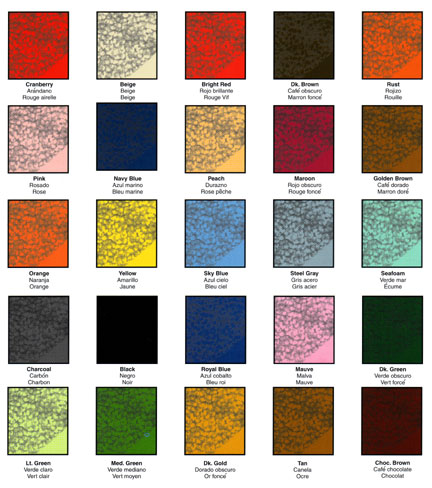 Dyeing Colors Carpet Dye Colors